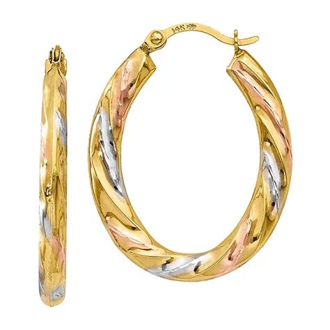 jcpenney gold earrings|More.